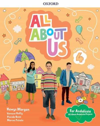 Libro All About Us 4 Class Book Andalucia en PDF