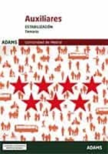 Temario Auxiliares Administrativos (Estabilización) Comunidad De Madrid