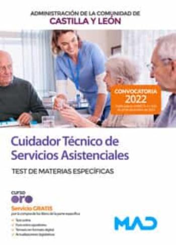 Libro Cuidador Técnico De Servicios Asistenciales Test De Materias Específicas en PDF