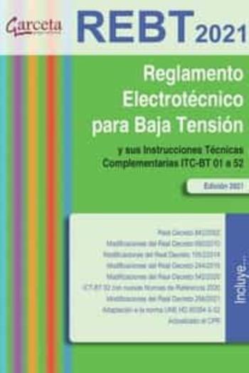 Reglamento Electrotecnico Para Baja Tension (Rbt) -2021 Reglamento Electrotecnico Para Baja Tension (Rbt) -2021