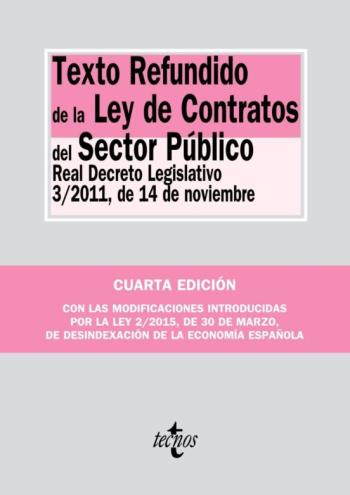 Libro Texto Refundido De La Ley De Contratos Del Sector Público en PDF