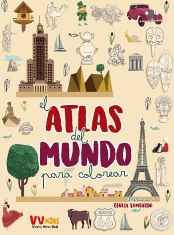 Libro El Atlas Del Mundo Para Colorear (Vvkids) en PDF