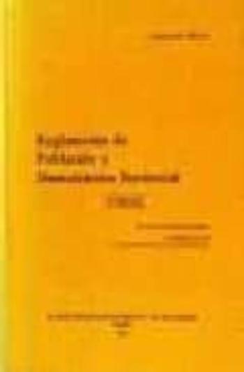 Reglamento De Poblacion Y Demarcacion Territorial