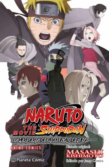 Naruto Shippuden Anime Comic Los Herederos De La Voluntad De Fuego