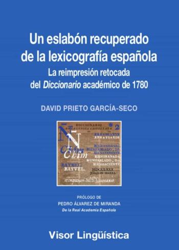 Libro Un Eslabon Recuperado De La Lexicografia Española en PDF