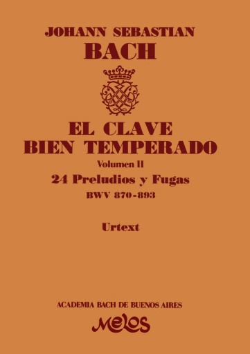 Clave Bien Temperado:preludios Y Fugas Ii
