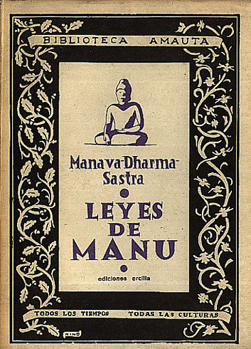 Las Leyes De Manu: Manava-Dharma-Sastra