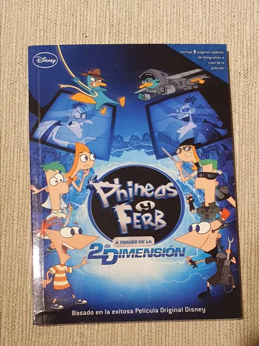 Phineas Y Ferb A Traves De La Segunda Dimension: Superdivertinato R: Libro De Actividades