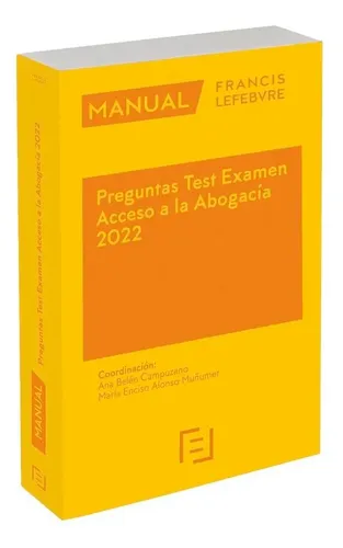 Preguntas Test Examen Acceso A La Abogacía 2022