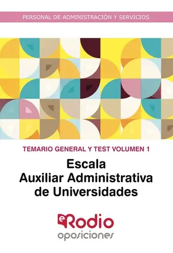 Temari Escala Auxiliar Administrativa Universitat De Barcelona